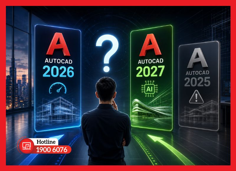 Nên sử dụng Autocad phiên bản nào?