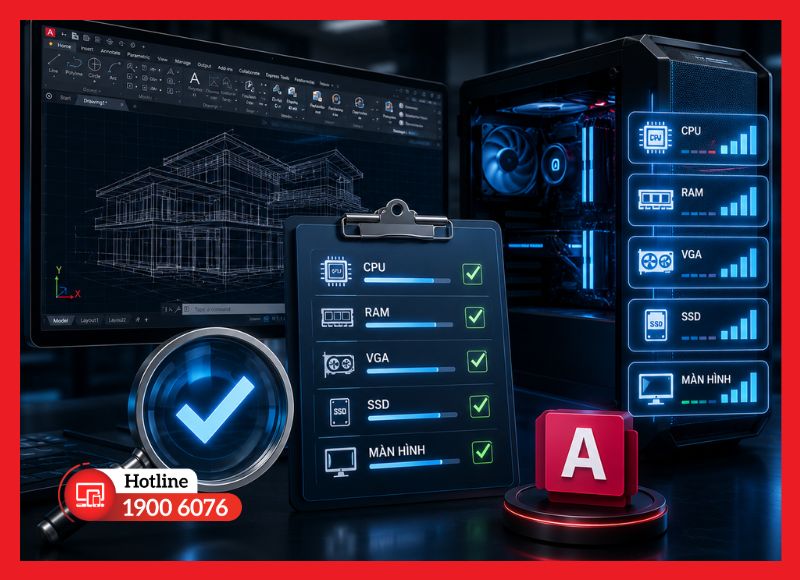Kiểm tra cấu hình máy trước khi chọn phiên bản AutoCAD