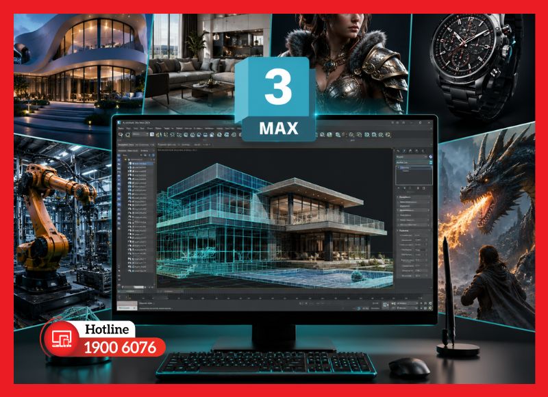 Autodesk 3ds Max - phần mềm dựng hình 3D chuyên nghiệp ứng dụng đa ngành