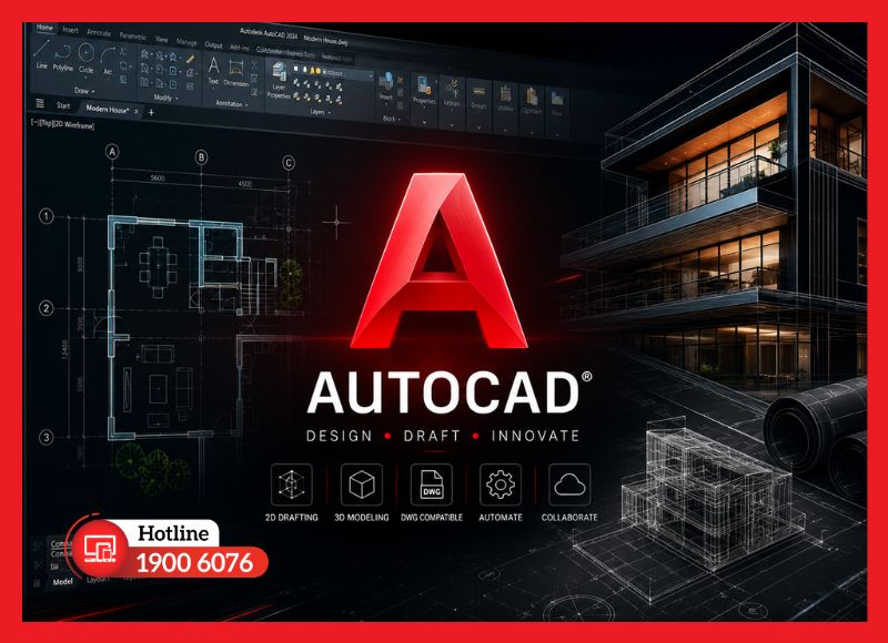 AutoCAD - phần mềm CAD tiêu chuẩn ngành với hơn 9 triệu người dùng toàn cầu
