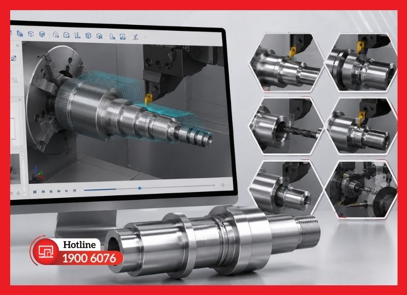 Gia công tiện CNC