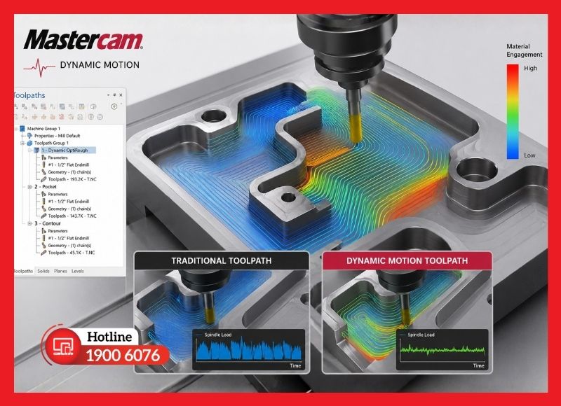 Công nghệ phay tốc độ cao Dynamic Motion Technology