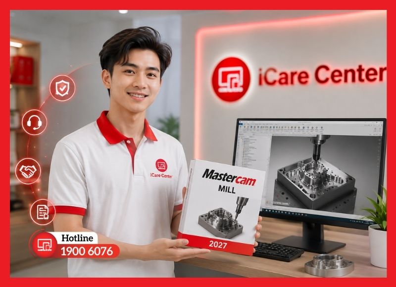iCare Center - Địa chỉ mua phần mềm Mastercam Mill chính hãng, giá tốt