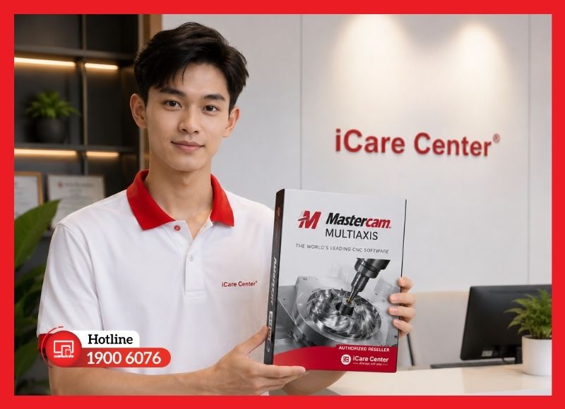 Chính sách hỗ trợ khi mua Mastercam Multiaxis bản quyền tại iCare Center