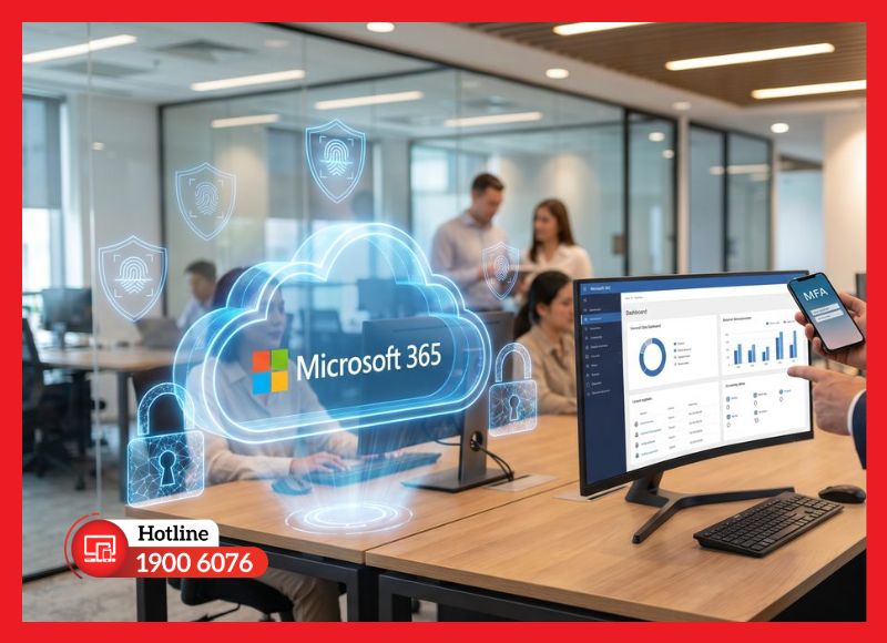 Bảo mật dữ liệu doanh nghiệp đa lớp với Microsoft 365 Apps for Business