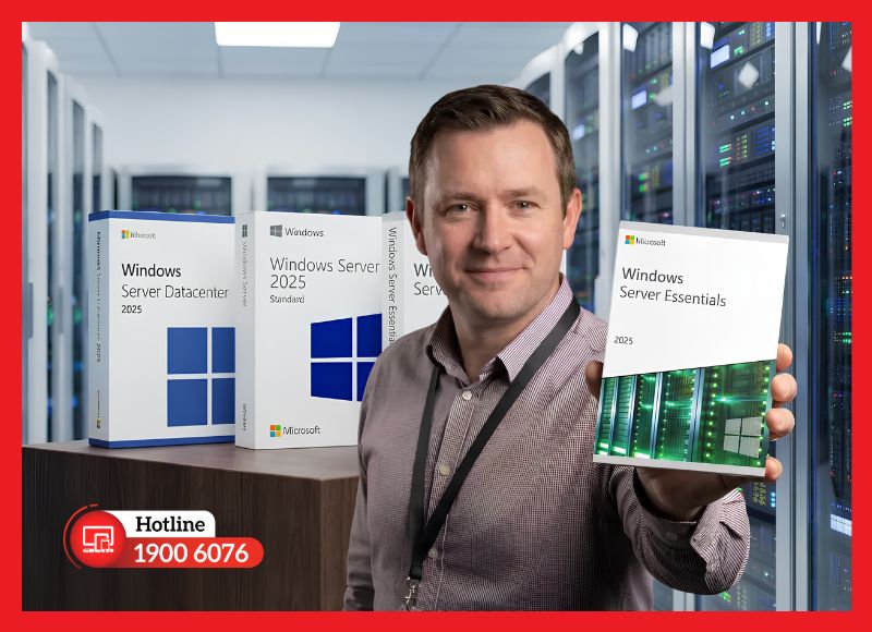 Windows Server 2025 Essentials phù hợp với doanh nghiệp nhỏ