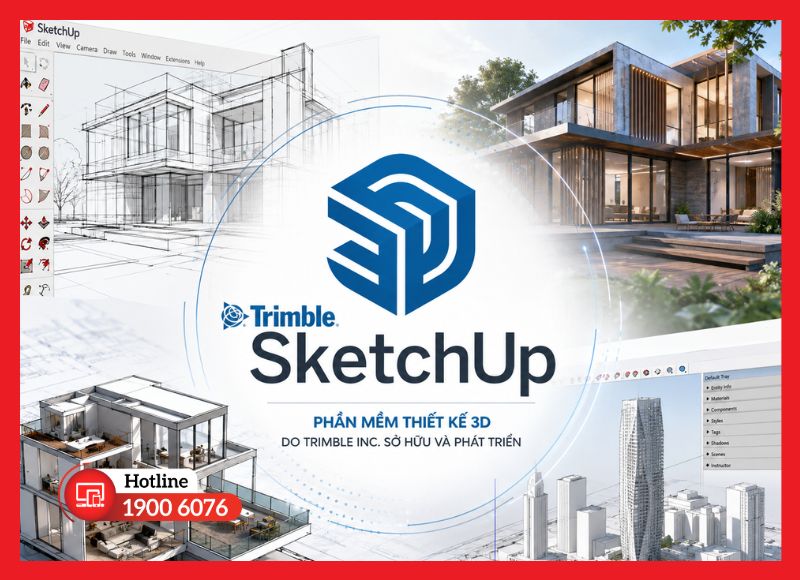 Trimble SketchUp - phần mềm thiết kế 3D do Trimble Inc. sở hữu và phát triển