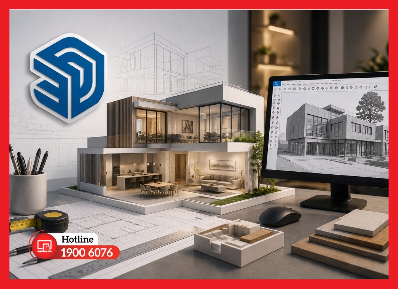 Bộ công cụ dựng hình chuyên nghiệp cho kiến trúc và nội thất
