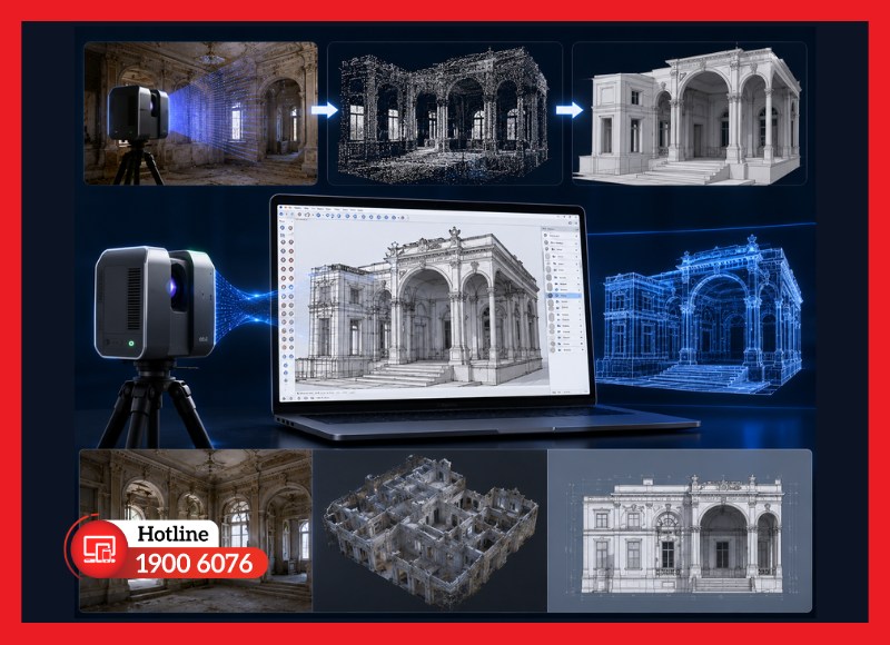 Hỗ trợ Scan-to-Design với dữ liệu thực tế