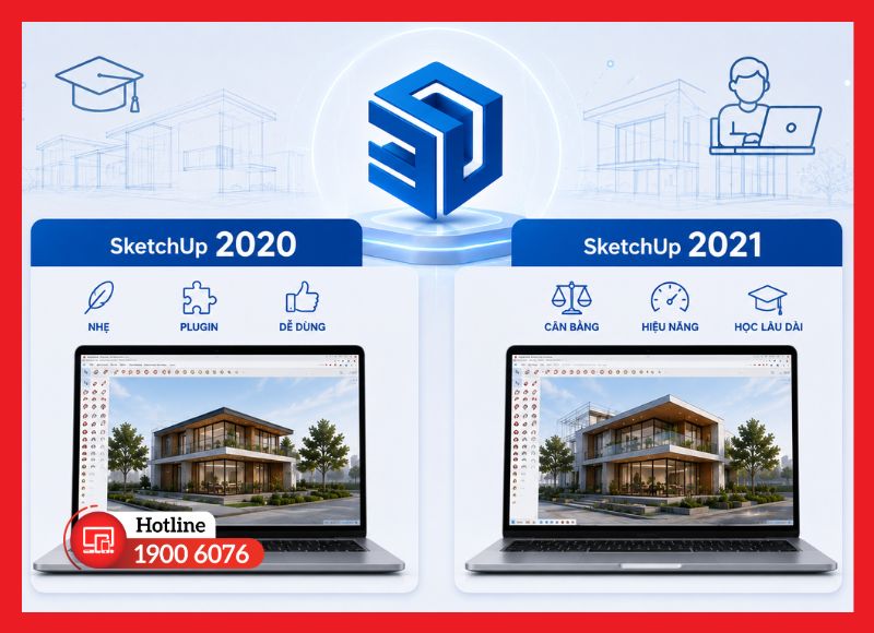 SketchUp phù hợp cho sinh viên và người mới học
