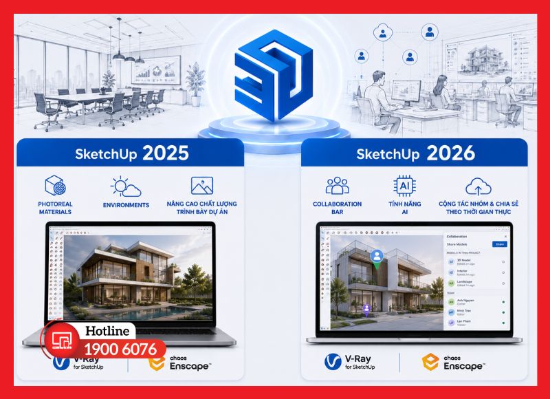 SketchUp phù hợp cho nhu cầu doanh nghiệp