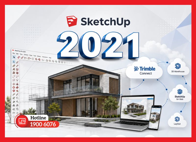 SketchUp 2021 mở rộng hệ sinh thái đám mây