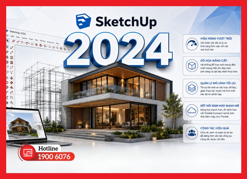 SketchUp 2024 cải thiện đồ họa và tốc độ