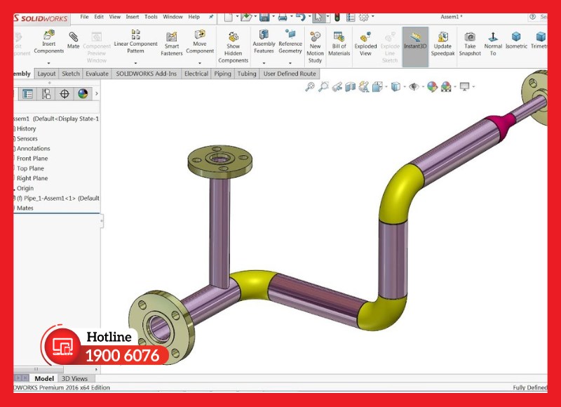 Thiết kế hệ thống đường ống, dây điện với Routing