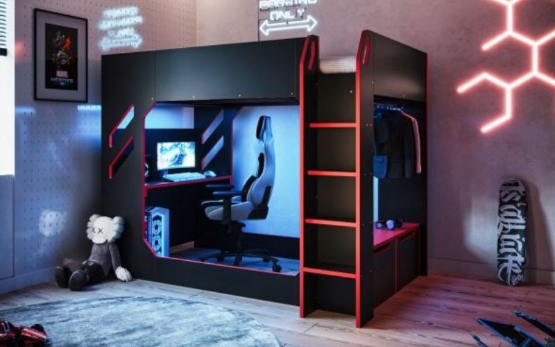 Xác định phong cách thiết kế phòng ngủ gaming đẹp