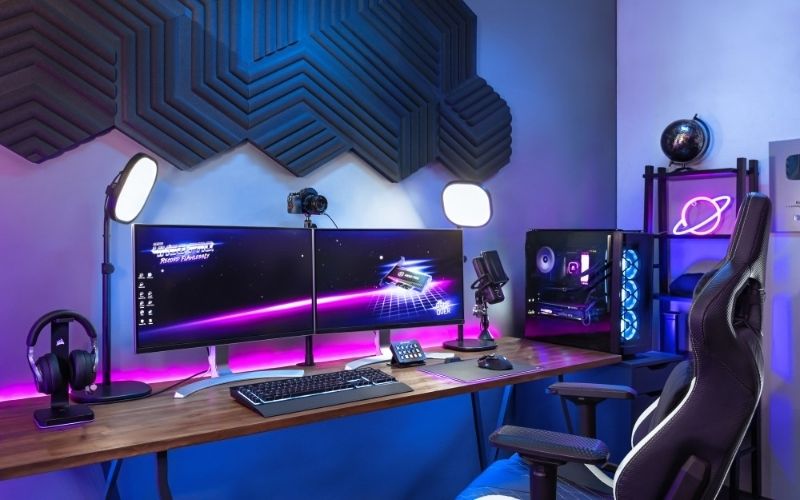 Góc PC đẹp theo phong cách RGB Trendy