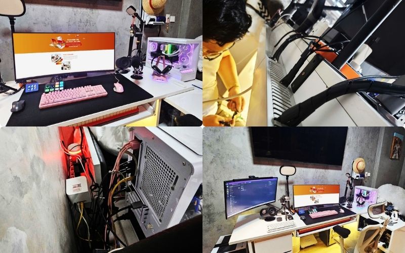 Quy trình thiết kế và thi công góc gaming với iCare60