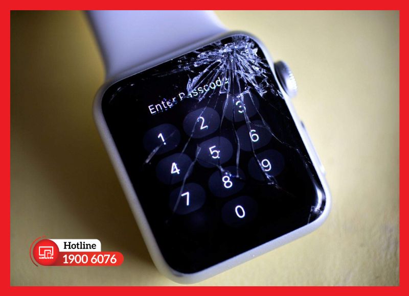 Những nguyên nhân phổ biến khiến kính cảm ứng Apple Watch bị nứt vỡ