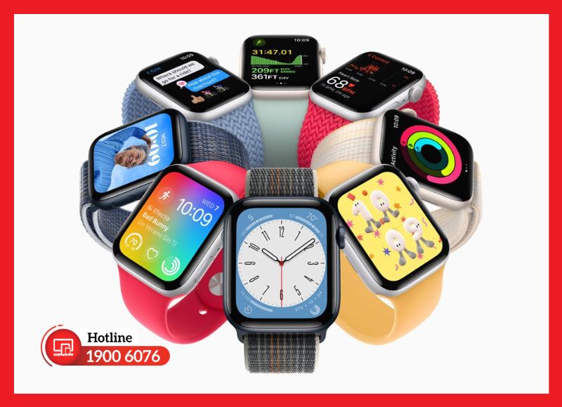 Các dòng Apple Watch nhận thay mặt kính cảm ứng tại iCare Center