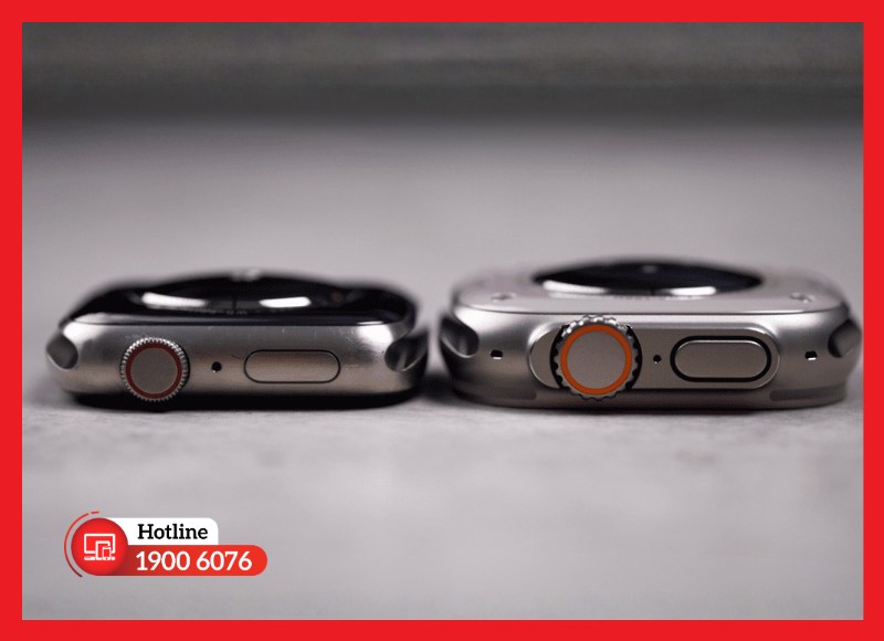 Mỗi dòng Apple Watch sẽ có hình thức thay nút Digital Crow khác nhau