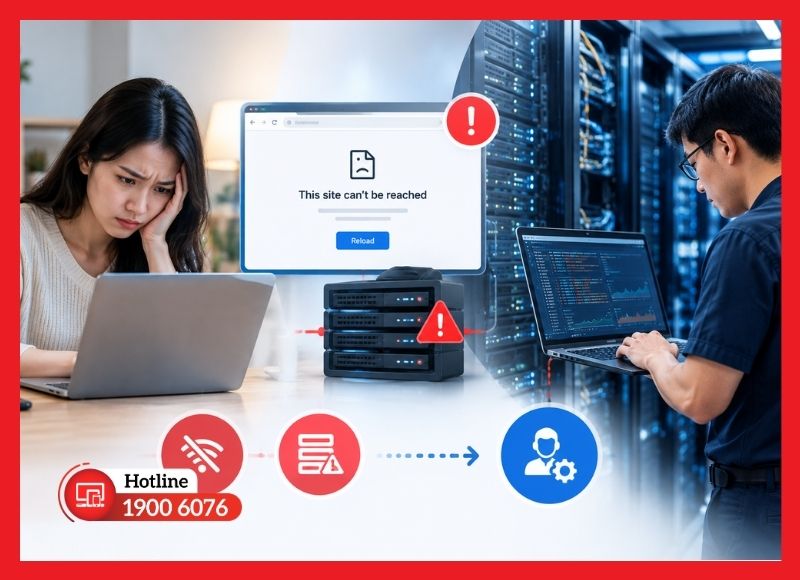 Những dấu hiệu cho thấy cần chuyên gia can thiệp xử lý lỗi server
