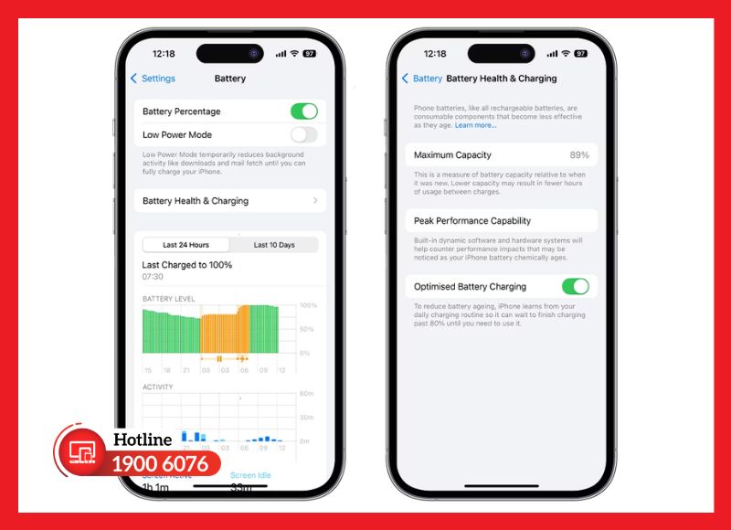 Kiểm tra pin giúp đánh giá hiệu suất và phát hiện chai pin sớm