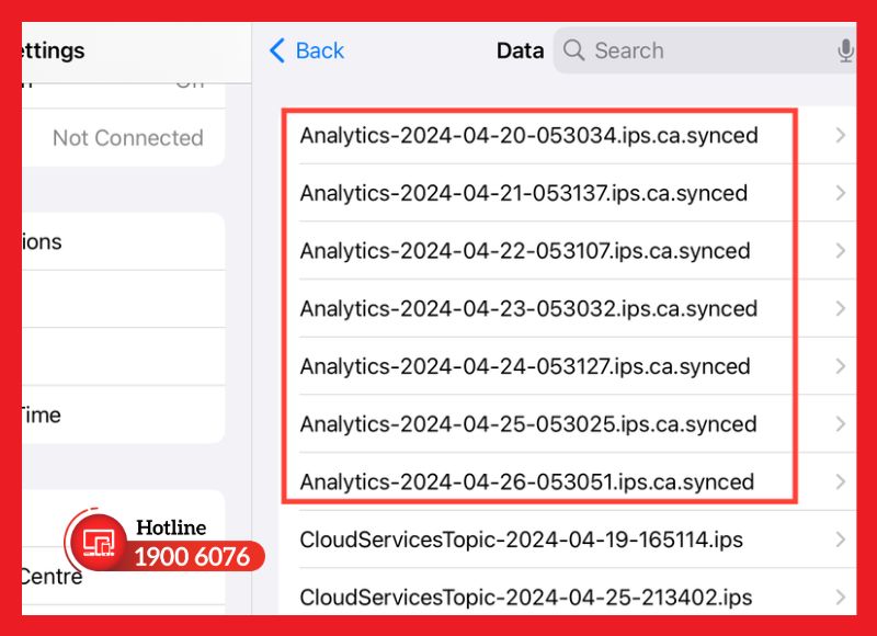 Ví dụ về Analytics-Year-Month-Day