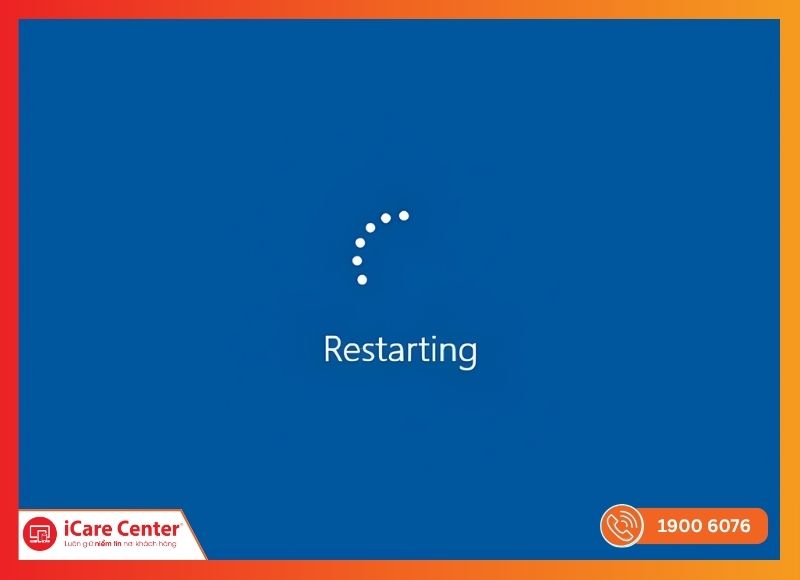 Restart máy tính Windows 10/11 trước khi xóa file cứng đầu