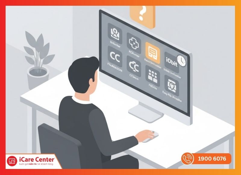 Cảnh báo sử dụng phần mềm xóa file cứng đầu an toàn