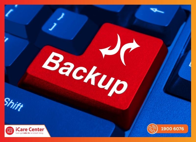 Sao lưu dữ liệu quan trọng trước khi tiến hành xóa ổ cứng