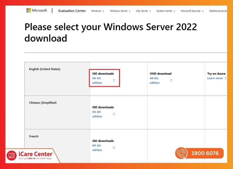  cài đặt windows server 2022-iCareCenter #3