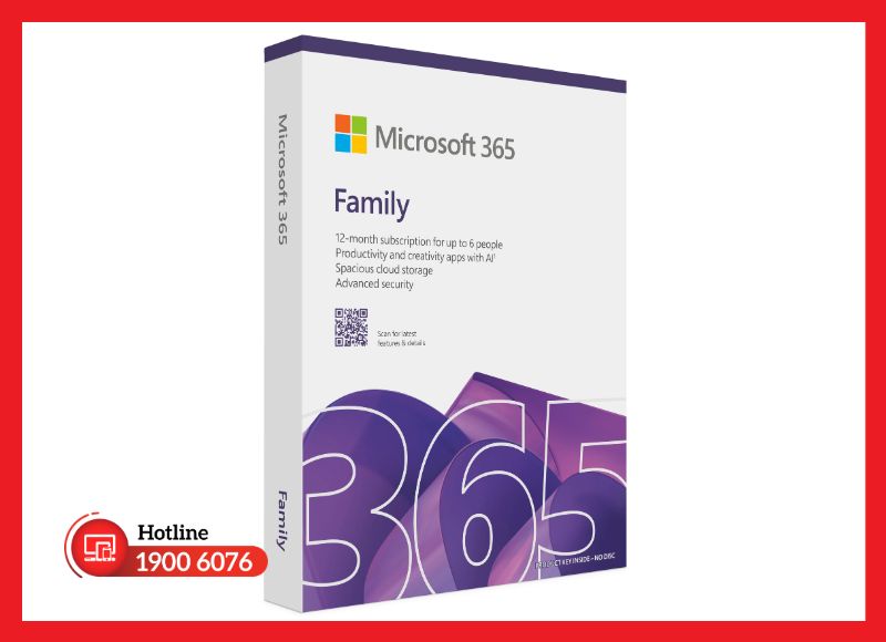 Gói Microsoft 365 phù hợp cho gia đình hoặc nhóm nhỏ