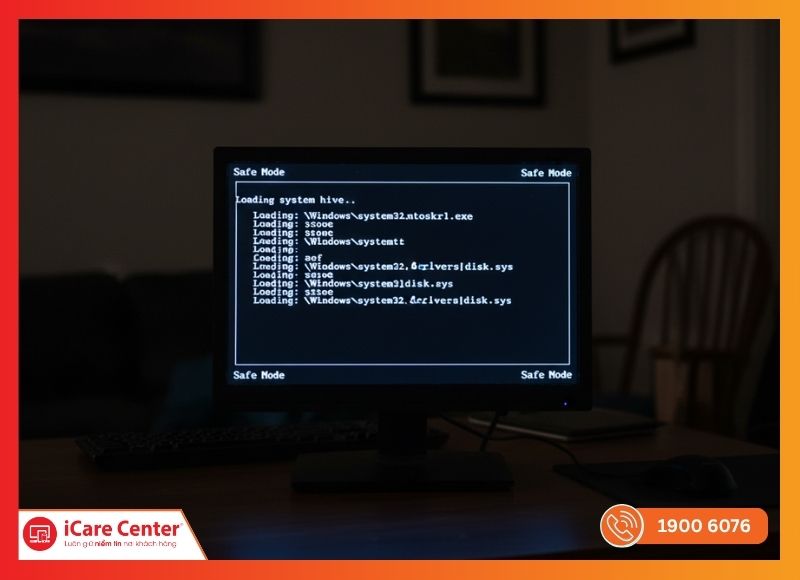 Khởi động Safe Mode để sao lưu dữ liệu