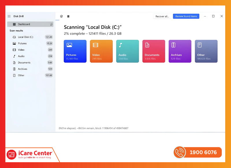 cứu dữ liệu ssd-iCareCenter #3