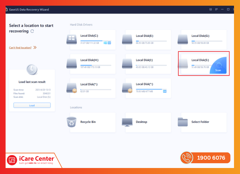 cứu dữ liệu ssd-iCareCenter #4