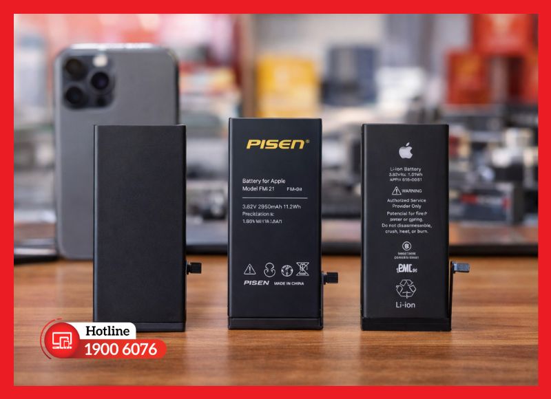 Pin Pisen thay thế giúp iPhone hoạt động ổn định hơn