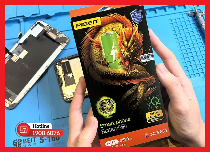 Pin Pisen dung lượng siêu cao với dung lượng tối đa vượt trội