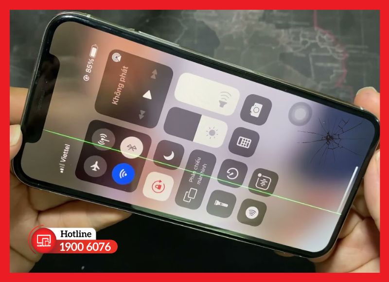 Màn hình xuất hiện sọc, chảy mực hoặc loang màu bất thường