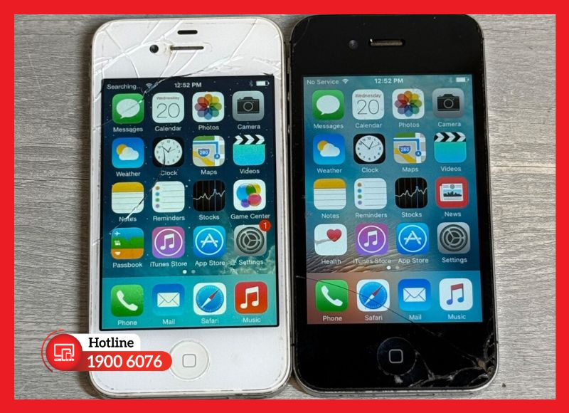 Kính ngoài nứt vỡ nhưng máy vẫn sử dụng được
