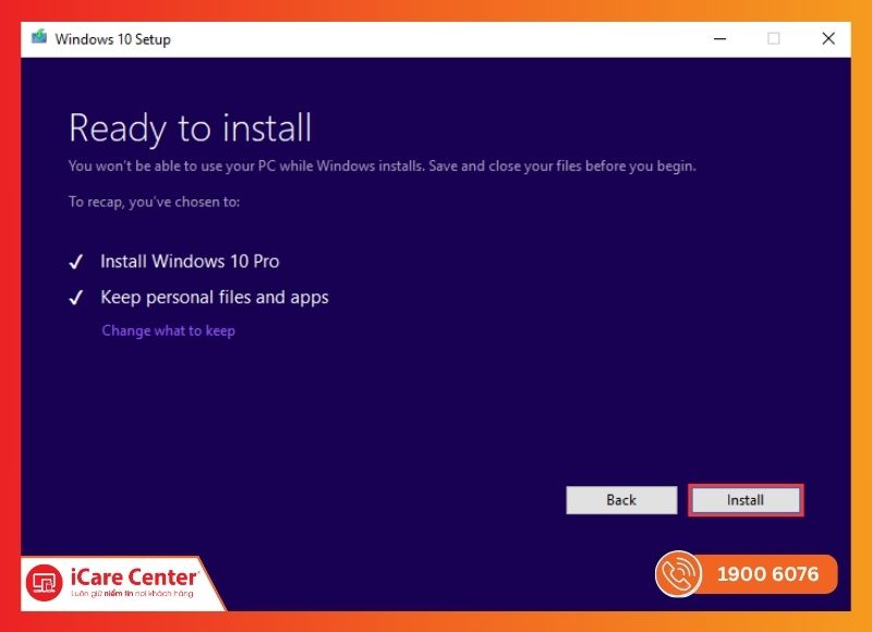 hạ win 11 xuống win 10-iCareCenter #13