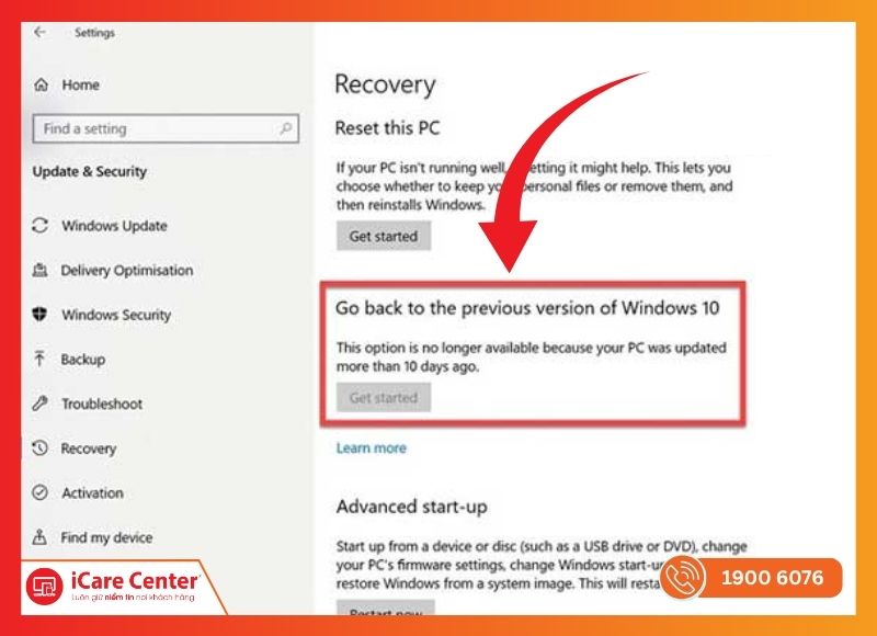 hạ win 11 xuống win 10-iCareCenter #4