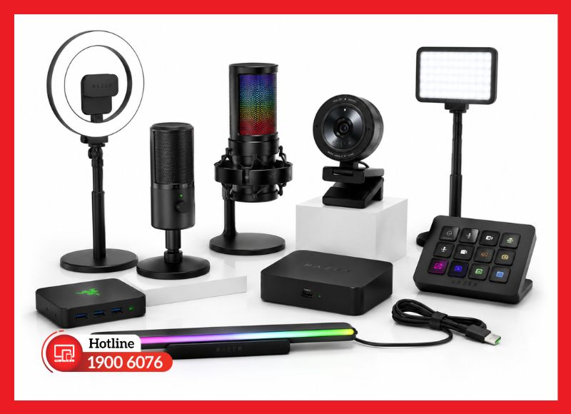 Thiết bị Razer dành cho streamer và creator