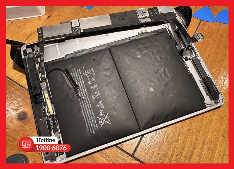 Pin iPad bị chai sau thời gian dài sử dụng