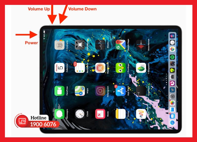 Hướng dẫn khởi động lại iPad