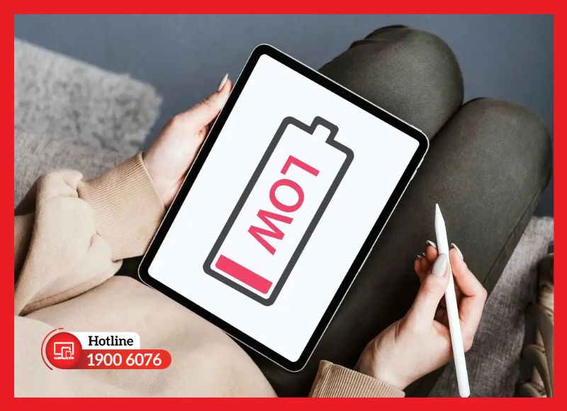 Dấu hiệu nhận biết iPad tụt pin nhanh