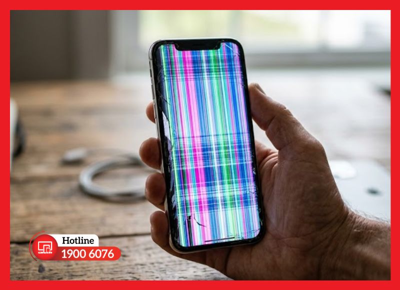 Không tiếp tục sử dụng iPhone khi màn hình bị sọc nặng