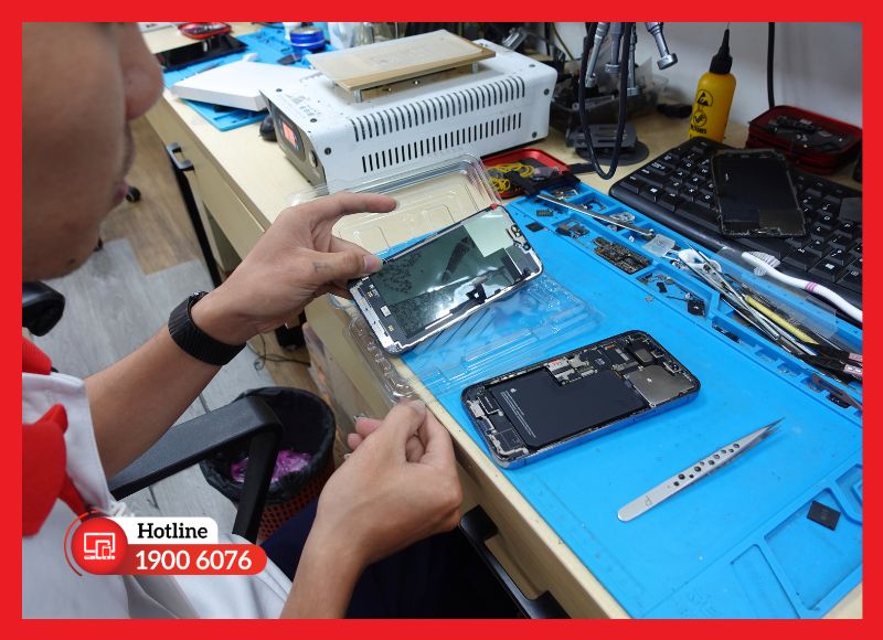 Giải pháp triệt để khi iPhone bị chảy mực màn hình