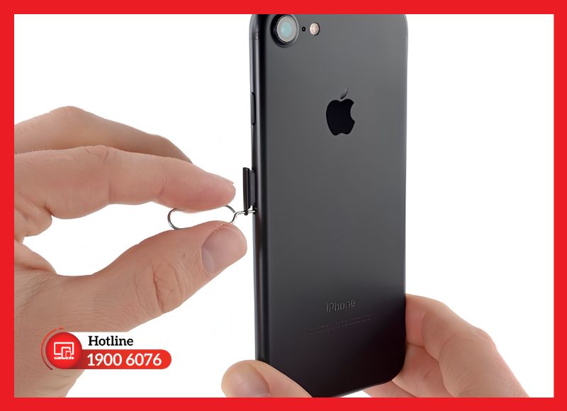 Tháo SIM kiểm tra kết nối thiết bị