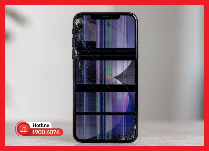 Một số nguyên nhân khiến màn hình iPhone xuất hiện sọc ngang, sọc dọc