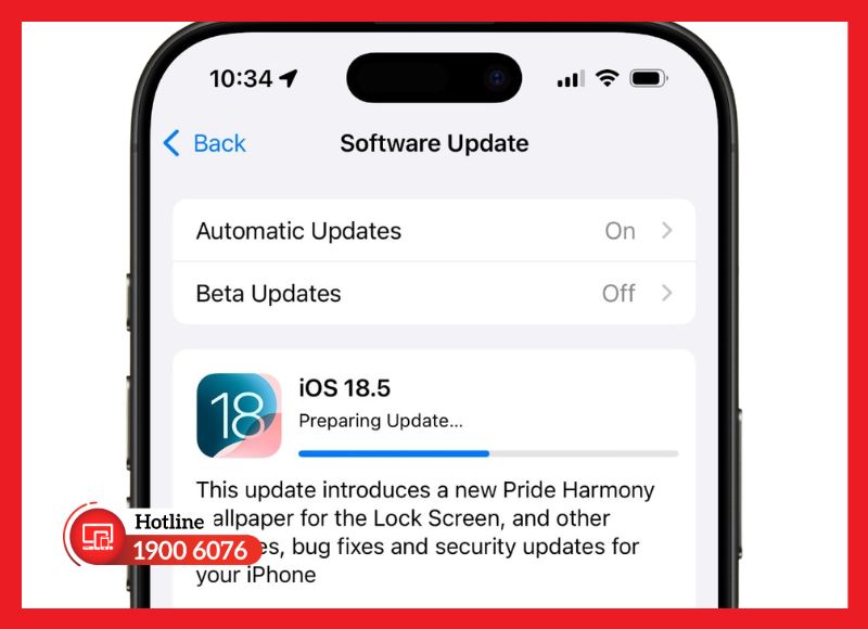 Cập nhật iOS giúp khắc phục lỗi cảm ứng